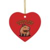 Capybara Ceramic Ornament – Unique & Adorable Holiday Decor with Cute Capybara Design