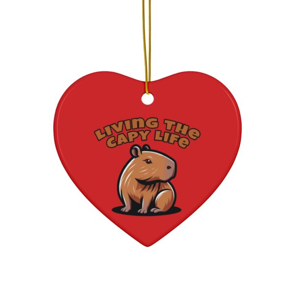 Capybara Ceramic Ornament – Unique & Adorable Holiday Decor with Cute Capybara Design