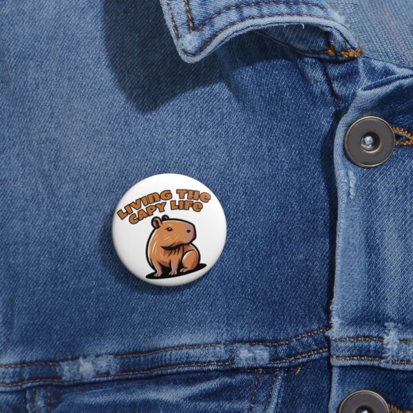 Custom Capybara Pin Buttons – Unique, Cute & Collectible Pins with Adorable Capybara Design