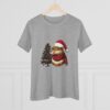 Women's Christmas Capybara Cotton Tee – Festive and Comfortable Top