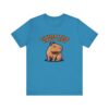 Unisex Jersey Short Sleeve Tee with Adorable Capybara Design – Soft and Stylish T-Shirt