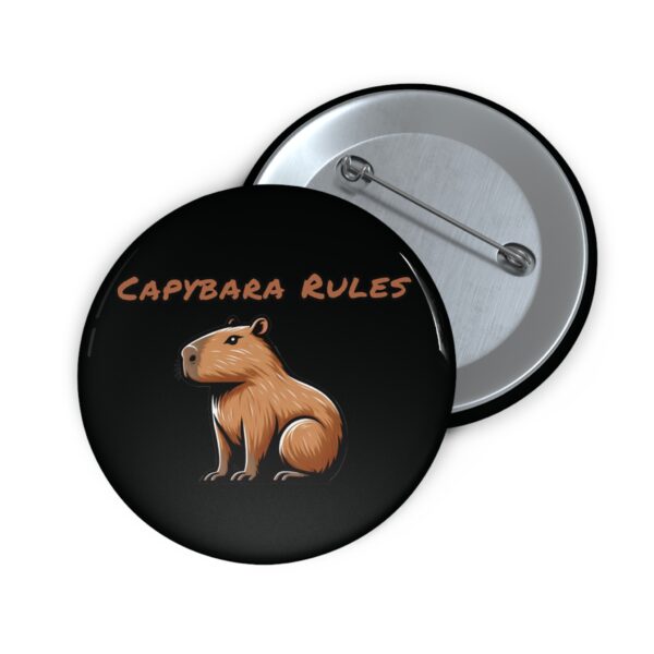 Custom Capybara Pin Buttons – Unique, Cute & Collectible Pins with Adorable Capybara Design