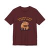 Unisex Jersey Short Sleeve Tee with Adorable Capybara Design – Soft and Stylish T-Shirt
