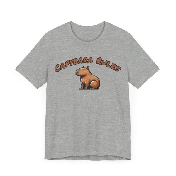 Unisex Jersey Short Sleeve Tee with Adorable Capybara Design – Soft and Stylish T-Shirt