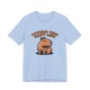 Unisex Jersey Short Sleeve Tee with Adorable Capybara Design – Soft and Stylish T-Shirt