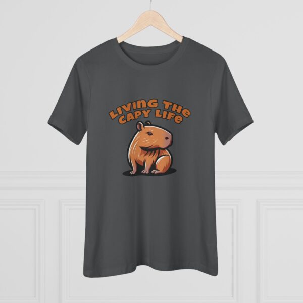 Women's Cotton Tee with Cute Capybara Design – Soft, Comfortable, and Stylish Casual Top