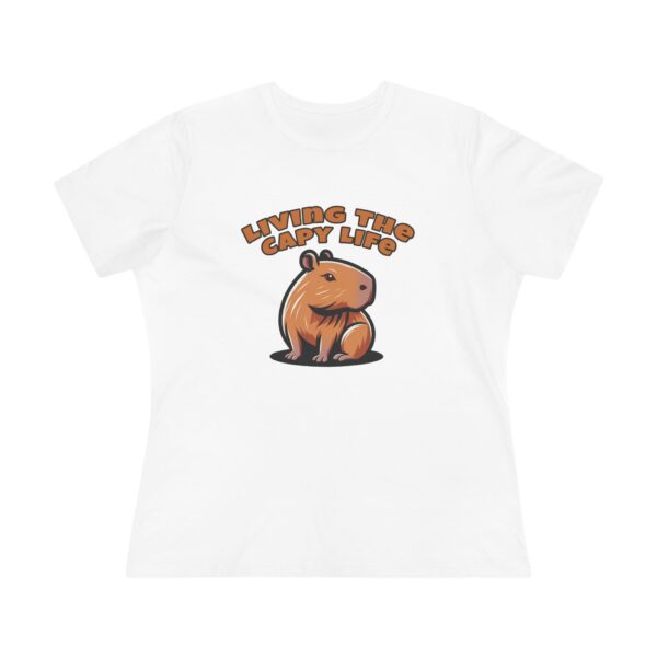 Women's Cotton Tee with Cute Capybara Design – Soft, Comfortable, and Stylish Casual Top
