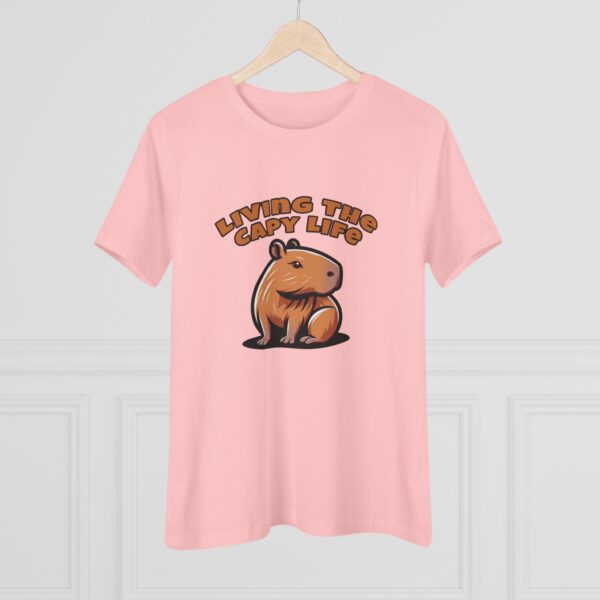 Women's Cotton Tee with Cute Capybara Design – Soft, Comfortable, and Stylish Casual Top