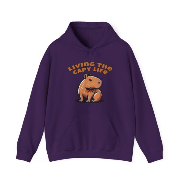 Unisex Heavy Blend™ Hooded Sweatshirt with Cute Capybara Design – Warm and Stylish Hoodie