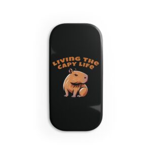 Capybara Phone Grip – Cute & Functional Click-On Grip for Secure Hold