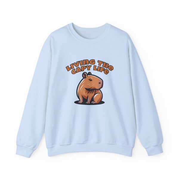 Unisex Heavy Blend™ Crewneck Sweatshirt with Cute Capybara Design – Embrace Comfort Every Day