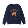 Unisex Heavy Blend™ Crewneck Sweatshirt with Cute Capybara Design – Embrace Comfort Every Day