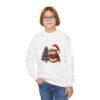 Youth Christmas Capybara Crewneck – Cozy and Festive Sweatshirt
