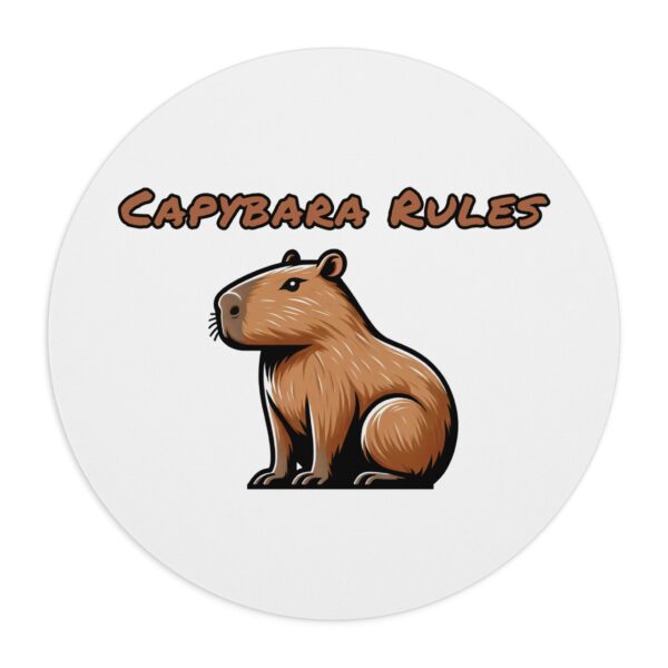 Capybara Mouse Pad – Smooth, Durable Surface with Adorable Capybara Design