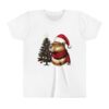 Youth Christmas Capybara Tee – Fun and Festive Short Sleeve Shirt
