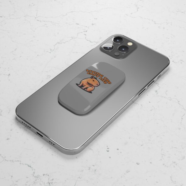 Capybara Phone Grip – Cute & Functional Click-On Grip for Secure Hold