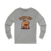 Unisex Jersey Long Sleeve Tee with Unique Capybara Design – Comfortable and Stylish Top
