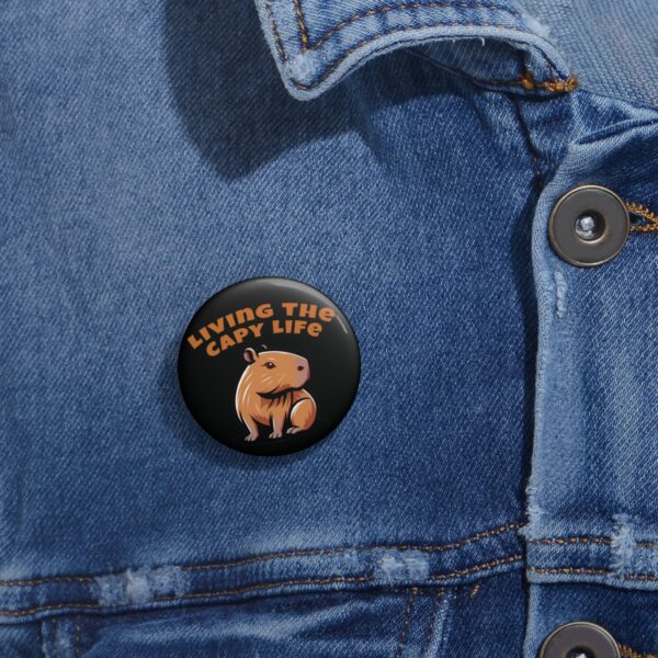 Custom Capybara Pin Buttons – Unique, Cute & Collectible Pins with Adorable Capybara Design