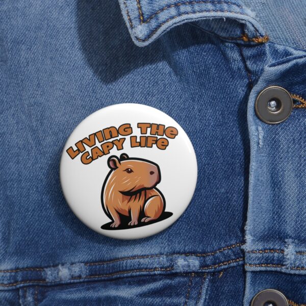 Custom Capybara Pin Buttons – Unique, Cute & Collectible Pins with Adorable Capybara Design
