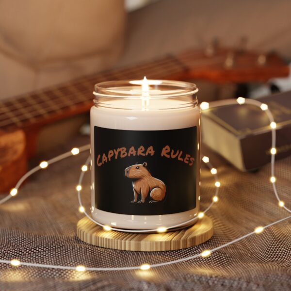 Capybara Scented Soy Candle, 9oz – Relaxing Aroma & Adorable Capybara Design