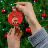 Capybara Ceramic Ornament – Unique & Adorable Holiday Decor with Cute Capybara Design