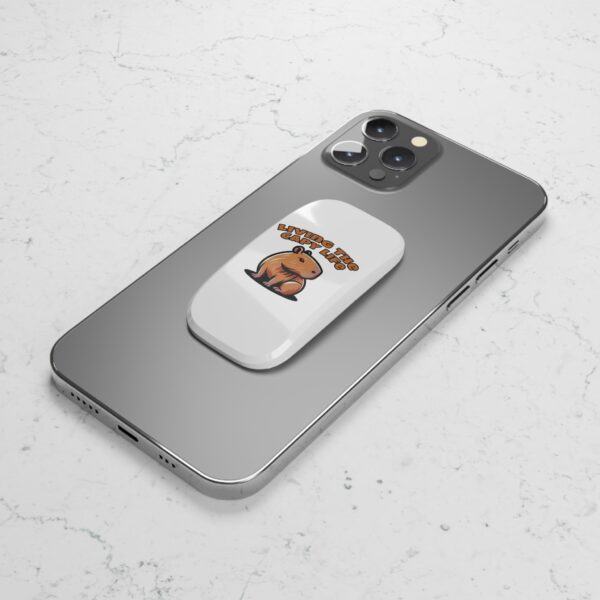 Capybara Phone Grip – Cute & Functional Click-On Grip for Secure Hold