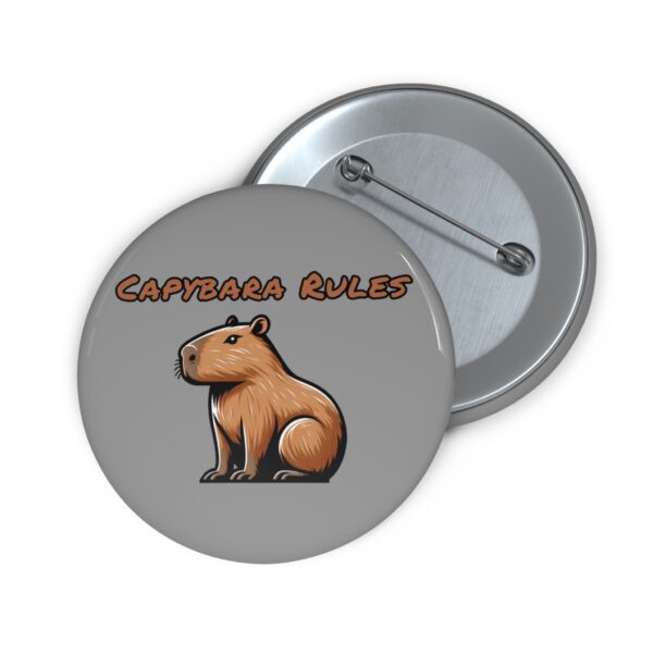 Custom Capybara Pin Buttons – Unique, Cute & Collectible Pins with Adorable Capybara Design