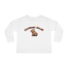 Toddler Long Sleeve Tee with Cute Capybara Design – Soft, Cozy, and Perfect for Active Play