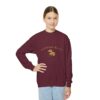 Youth Crewneck Sweatshirt with Adorable Capybara Design – Cozy and Fun for Everyday Wear
