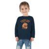 Toddler Long Sleeve Tee with Adorable Capybara Design – Soft, Warm, and Fun for Everyday Wear