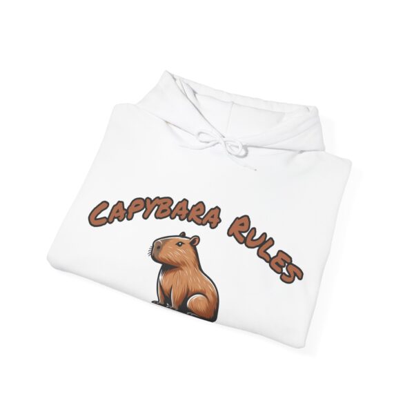 Unisex Heavy Blend™ Hooded Sweatshirt with Cute Capybara Design – Warm and Stylish Hoodie