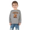Toddler Long Sleeve Tee with Adorable Capybara Design – Soft, Warm, and Fun for Everyday Wear