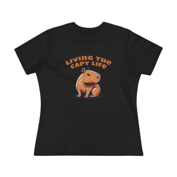Women's Cotton Tee with Cute Capybara Design – Soft, Comfortable, and Stylish Casual Top