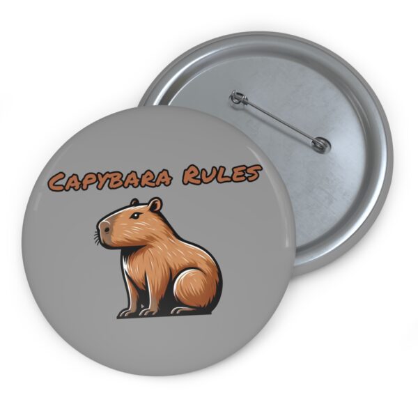 Custom Capybara Pin Buttons – Unique, Cute & Collectible Pins with Adorable Capybara Design