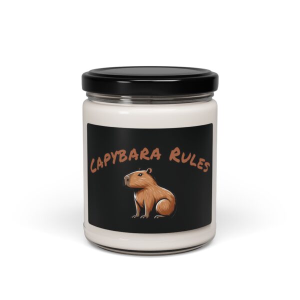 Capybara Scented Soy Candle, 9oz – Relaxing Aroma & Adorable Capybara Design
