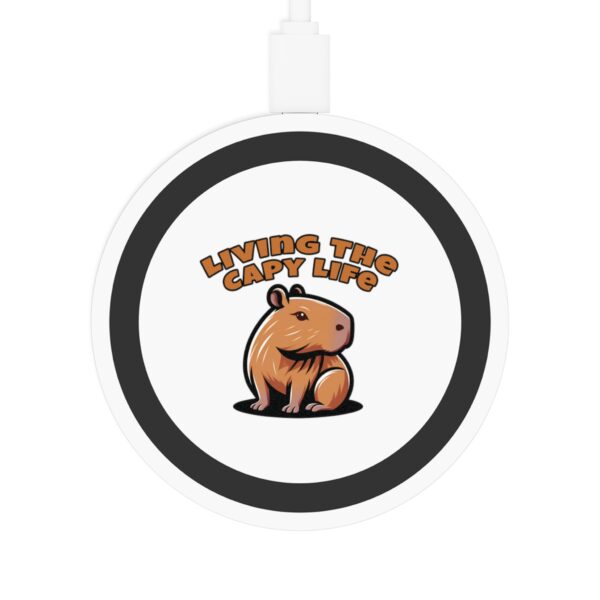 Capybara Quake Wireless Charging Pad – Fast, Reliable Charging with Adorable Capybara Design