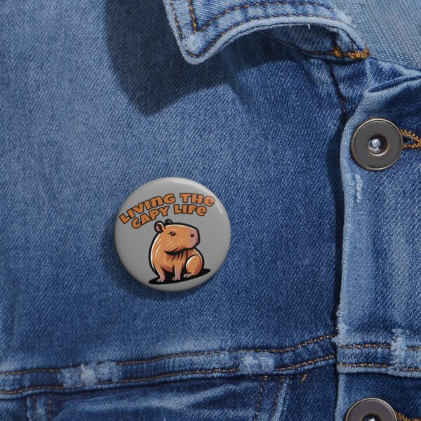 8480652771140512964_2048-1.jpeg Custom Capybara Pin Buttons – Unique, Cute & Collectible Pins with Adorable Capybara Design
