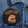 Custom Capybara Pin Buttons – Unique, Cute & Collectible Pins with Adorable Capybara Design