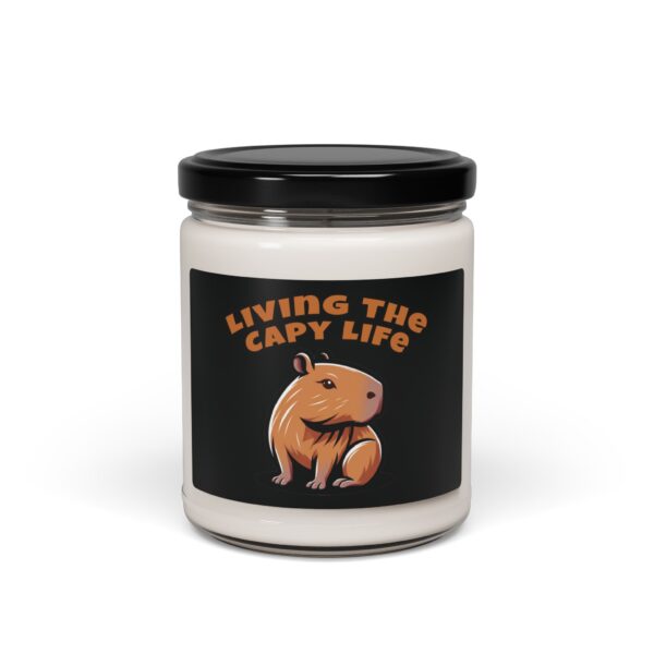8586438214331183792_2048-1.jpeg Capybara Scented Soy Candle, 9oz – Relaxing Aroma & Adorable Capybara Design
