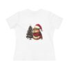 Women's Christmas Capybara Cotton Tee – Festive and Comfortable Top
