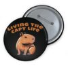 Custom Capybara Pin Buttons – Unique, Cute & Collectible Pins with Adorable Capybara Design