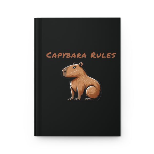 "Capybara Hardcover Journal Matte – Cute and Stylish Notebook for capybara Lovers"
