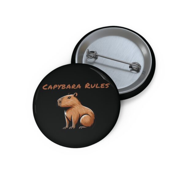 Custom Capybara Pin Buttons – Unique, Cute & Collectible Pins with Adorable Capybara Design