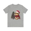 Unisex Christmas Capybara Tee – Festive and Cozy Short Sleeve Shirt