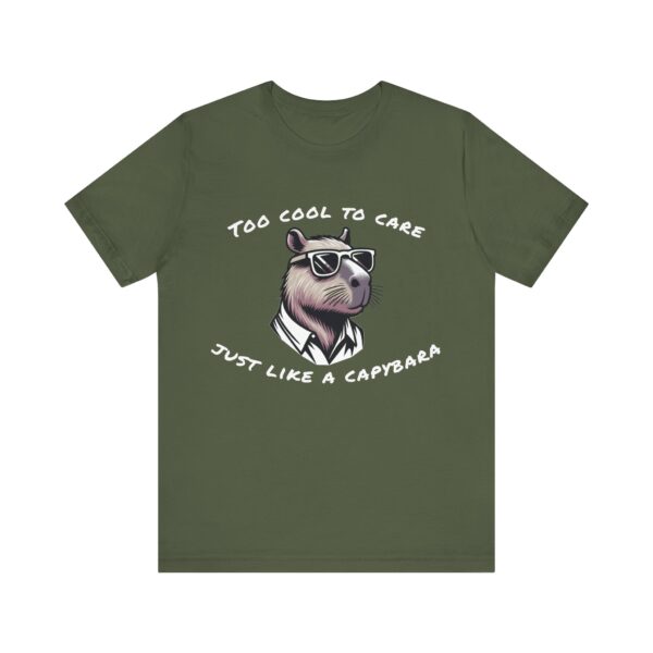 Unisex Jersey Short Sleeve Tee with Adorable Capybara Design – Soft and Stylish T-Shirt