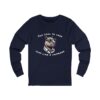 Unisex Jersey Long Sleeve Tee with Unique Capybara Design – Comfortable and Stylish Top