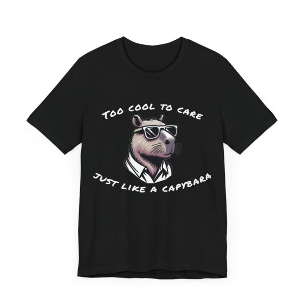 Unisex Jersey Short Sleeve Tee with Adorable Capybara Design – Soft and Stylish T-Shirt