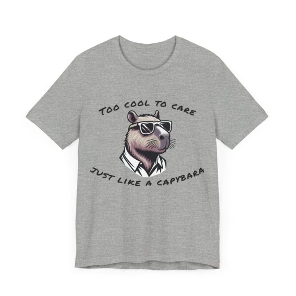 Unisex Jersey Short Sleeve Tee with Adorable Capybara Design – Soft and Stylish T-Shirt
