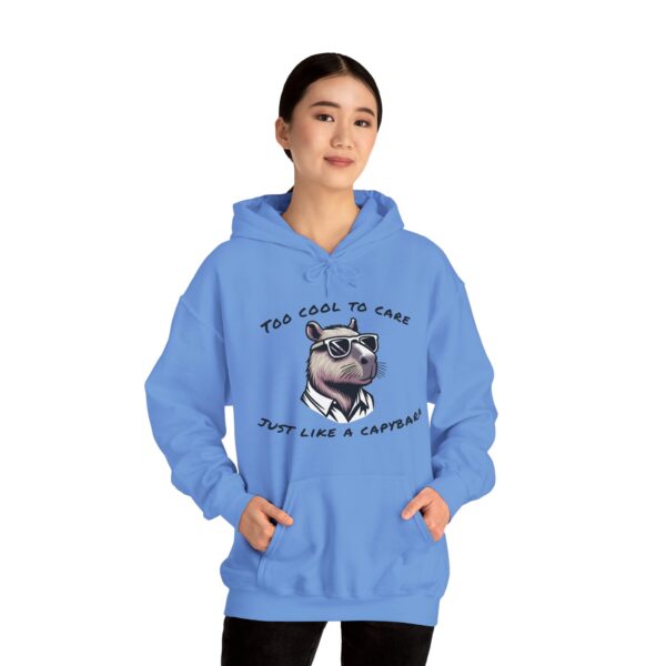 Unisex Heavy Blend™ Hooded Sweatshirt with Cute Capybara Design – Warm and Stylish Hoodie