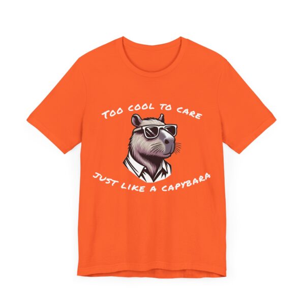 Unisex Jersey Short Sleeve Tee with Adorable Capybara Design – Soft and Stylish T-Shirt